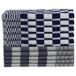 vidaXL 10-tlg. Handtuch-Set Blau und Weiß Baumwolle vidaXL 10-tlg. Handtuch-Set Blau und Weiß Baumwolle