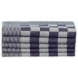 vidaXL 10-tlg. Handtuch-Set Blau und Weiß Baumwolle vidaXL 10-tlg. Handtuch-Set Blau und Weiß Baumwolle