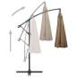 vidaXL Ampelschirm Taupe 3 m Aluminium-Mast vidaXL Ampelschirm Taupe 3 m Aluminium-Mast