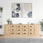 vidaXL Sideboards 3 Stk. Sonoma-Eiche Holzwerkstoff vidaXL Sideboards 3 Stk. Sonoma-Eiche Holzwerkstoff