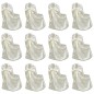 vidaXL Stuhlhussen für Hochzeit Bankett 12 Stk. Creme vidaXL Stuhlhussen für Hochzeit Bankett 12 Stk. Creme