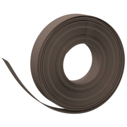 vidaXL Rasenkante Braun 10 m 10 cm Polyethylen