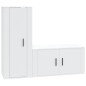 vidaXL 2-tlg. TV-Schrank-Set Weiß Holzwerkstoff vidaXL 2-tlg. TV-Schrank-Set Weiß Holzwerkstoff