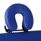 vidaXL Massageliege Klappbar 2-Zonen mit Holzgestell Blau vidaXL Massageliege Klappbar 2-Zonen mit Holzgestell Blau