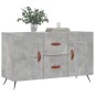 vidaXL Sideboard Betongrau 100x36x60 cm Holzwerkstoff vidaXL Sideboard Betongrau 100x36x60 cm Holzwerkstoff