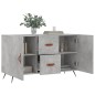 vidaXL Sideboard Betongrau 100x36x60 cm Holzwerkstoff vidaXL Sideboard Betongrau 100x36x60 cm Holzwerkstoff