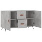 vidaXL Sideboard Betongrau 100x36x60 cm Holzwerkstoff vidaXL Sideboard Betongrau 100x36x60 cm Holzwerkstoff