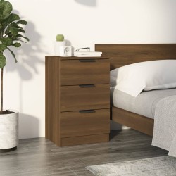 vidaXL Nachttisch Braun Eiche 40x36x65 cm