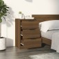 vidaXL Nachttisch Braun Eiche 40x36x65 cm vidaXL Nachttisch Braun Eiche 40x36x65 cm