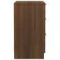 vidaXL Nachttisch Braun Eiche 40x36x65 cm vidaXL Nachttisch Braun Eiche 40x36x65 cm