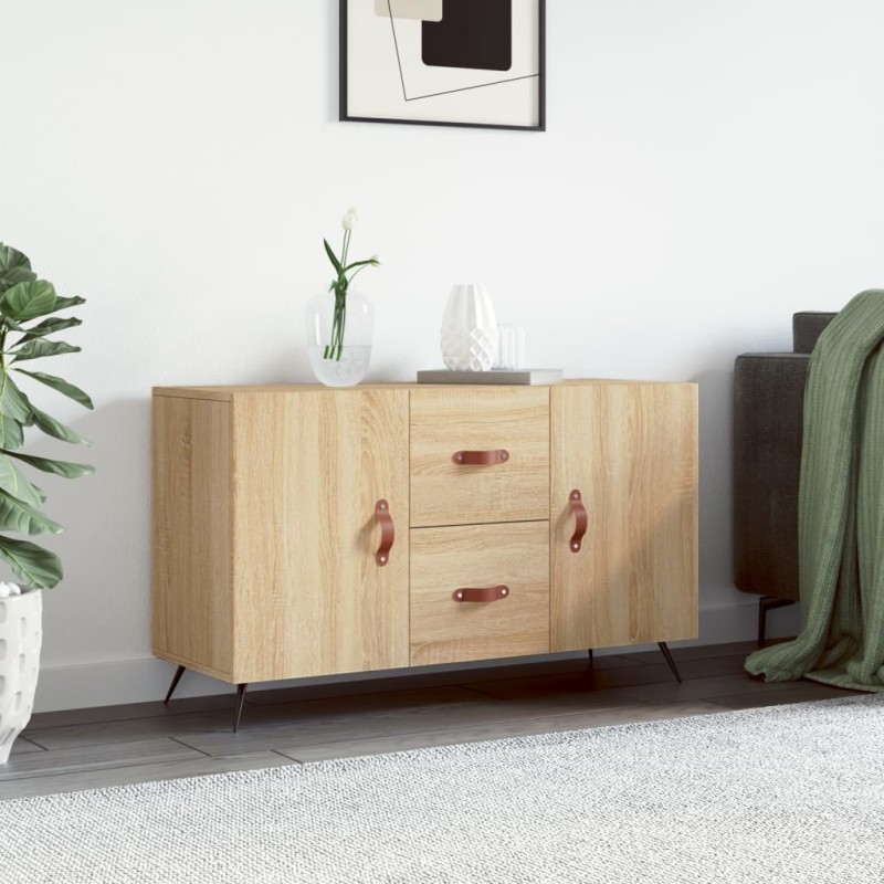 vidaXL Sideboard Sonoma-Eiche 100x36x60 cm Holzwerkstoff vidaXL Sideboard Sonoma-Eiche 100x36x60 cm Holzwerkstoff