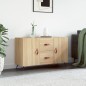 vidaXL Sideboard Sonoma-Eiche 100x36x60 cm Holzwerkstoff vidaXL Sideboard Sonoma-Eiche 100x36x60 cm Holzwerkstoff