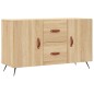 vidaXL Sideboard Sonoma-Eiche 100x36x60 cm Holzwerkstoff vidaXL Sideboard Sonoma-Eiche 100x36x60 cm Holzwerkstoff