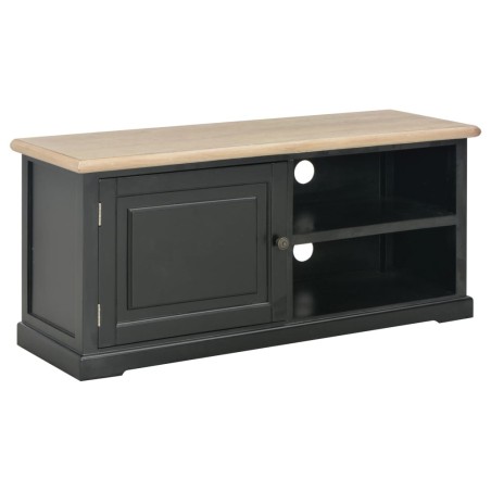 vidaXL TV-Schrank Schwarz 90 x 30 x 40 cm Holz