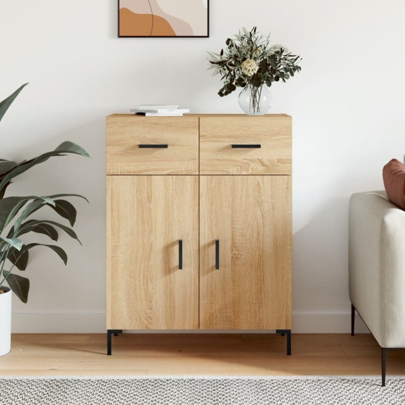 vidaXL Sideboard Sonoma-Eiche 69,5x34x90 cm Holzwerkstoff vidaXL Sideboard Sonoma-Eiche 69,5x34x90 cm Holzwerkstoff