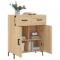 vidaXL Sideboard Sonoma-Eiche 69,5x34x90 cm Holzwerkstoff vidaXL Sideboard Sonoma-Eiche 69,5x34x90 cm Holzwerkstoff