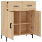 vidaXL Sideboard Sonoma-Eiche 69,5x34x90 cm Holzwerkstoff vidaXL Sideboard Sonoma-Eiche 69,5x34x90 cm Holzwerkstoff