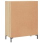 vidaXL Sideboard Sonoma-Eiche 69,5x34x90 cm Holzwerkstoff vidaXL Sideboard Sonoma-Eiche 69,5x34x90 cm Holzwerkstoff