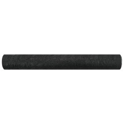 vidaXL Zaunblende Schwarz 3,6x10 m HDPE 75 g/m² 