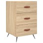 vidaXL Nachttisch Sonoma-Eiche 40x40x66 cm Holzwerkstoff vidaXL Nachttisch Sonoma-Eiche 40x40x66 cm Holzwerkstoff