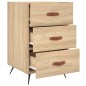 vidaXL Nachttisch Sonoma-Eiche 40x40x66 cm Holzwerkstoff vidaXL Nachttisch Sonoma-Eiche 40x40x66 cm Holzwerkstoff