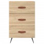 vidaXL Nachttisch Sonoma-Eiche 40x40x66 cm Holzwerkstoff vidaXL Nachttisch Sonoma-Eiche 40x40x66 cm Holzwerkstoff