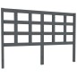 vidaXL Kopfteil Grau 145,5x4x100 cm Massivholz Kiefer vidaXL Kopfteil Grau 145,5x4x100 cm Massivholz Kiefer