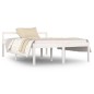 vidaXL Seniorenbett Weiß 135x190 cm Massivholz Kiefer vidaXL Seniorenbett Weiß 135x190 cm Massivholz Kiefer