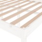 vidaXL Seniorenbett Weiß 135x190 cm Massivholz Kiefer vidaXL Seniorenbett Weiß 135x190 cm Massivholz Kiefer