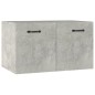 vidaXL Wandschrank Betongrau 60x36,5x35 cm Holzwerkstoff vidaXL Wandschrank Betongrau 60x36,5x35 cm Holzwerkstoff
