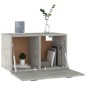 vidaXL Wandschrank Betongrau 60x36,5x35 cm Holzwerkstoff vidaXL Wandschrank Betongrau 60x36,5x35 cm Holzwerkstoff