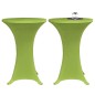 Stretch-Tischhussen 4 Stk. 70 cm Grün Stretch-Tischhussen 4 Stk. 70 cm Grün