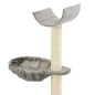 vidaXL Katzen-Kratzbaum mit Sisal-Kratzsäulen 105 cm Grau vidaXL Katzen-Kratzbaum mit Sisal-Kratzsäulen 105 cm Grau