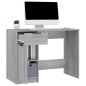 vidaXL Schreibtisch Grau Sonoma 100x50x75 cm Holzwerkstoff vidaXL Schreibtisch Grau Sonoma 100x50x75 cm Holzwerkstoff