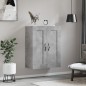 vidaXL Wandschrank Betongrau 69,5x34x90 cm Holzwerkstoff vidaXL Wandschrank Betongrau 69,5x34x90 cm Holzwerkstoff