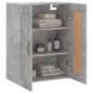 vidaXL Wandschrank Betongrau 69,5x34x90 cm Holzwerkstoff vidaXL Wandschrank Betongrau 69,5x34x90 cm Holzwerkstoff