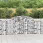 vidaXL Gabionen mit Hochbogen 8 Stk. 300x30x100/120cm Verzinktes Eisen vidaXL Gabionen mit Hochbogen 8 Stk. 300x30x100/120cm Verzinktes Eisen
