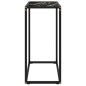 vidaXL Konsolentisch Schwarz 60x35x75 cm Hartglas vidaXL Konsolentisch Schwarz 60x35x75 cm Hartglas