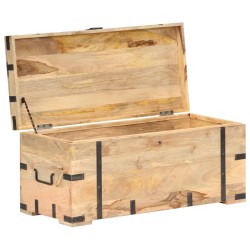 vidaXL Truhe 90x40x40 cm Mango Massivholz 