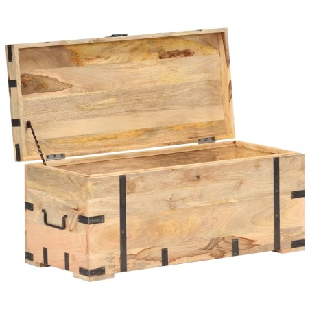 vidaXL Truhe 90x40x40 cm Mango Massivholz 