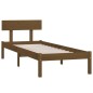 vidaXL Massivholzbett Honigbraun Kiefer 90x190 cm vidaXL Massivholzbett Honigbraun Kiefer 90x190 cm
