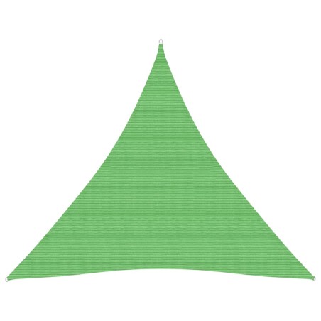 vidaXL Sonnensegel 160 g/m² Hellgrün 3,6x3,6x3,6 m HDPE