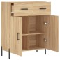 vidaXL Sideboard Sonoma-Eiche 69,5x34x90 cm Holzwerkstoff vidaXL Sideboard Sonoma-Eiche 69,5x34x90 cm Holzwerkstoff
