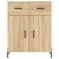 vidaXL Sideboard Sonoma-Eiche 69,5x34x90 cm Holzwerkstoff vidaXL Sideboard Sonoma-Eiche 69,5x34x90 cm Holzwerkstoff