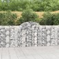 vidaXL Gabionen mit Hochbogen 40Stk. 200x30x100/120cm Verzinktes Eisen vidaXL Gabionen mit Hochbogen 40Stk. 200x30x100/120cm Verzinktes Eisen