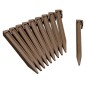 Nature Garten-Bodenanker 10 Stk. Taupe Nature Garten-Bodenanker 10 Stk. Taupe