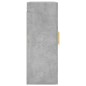 vidaXL Wandschrank Betongrau 69,5x34x90 cm vidaXL Wandschrank Betongrau 69,5x34x90 cm