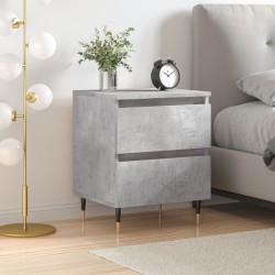 vidaXL Nachttisch Betongrau 40x35x50 cm Holzwerkstoff