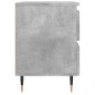 vidaXL Nachttisch Betongrau 40x35x50 cm Holzwerkstoff vidaXL Nachttisch Betongrau 40x35x50 cm Holzwerkstoff