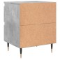 vidaXL Nachttisch Betongrau 40x35x50 cm Holzwerkstoff vidaXL Nachttisch Betongrau 40x35x50 cm Holzwerkstoff